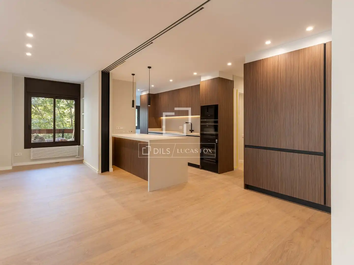 Küche von Wohnung zur Miete in Barcelona mit Klimaanlage und Heizung
