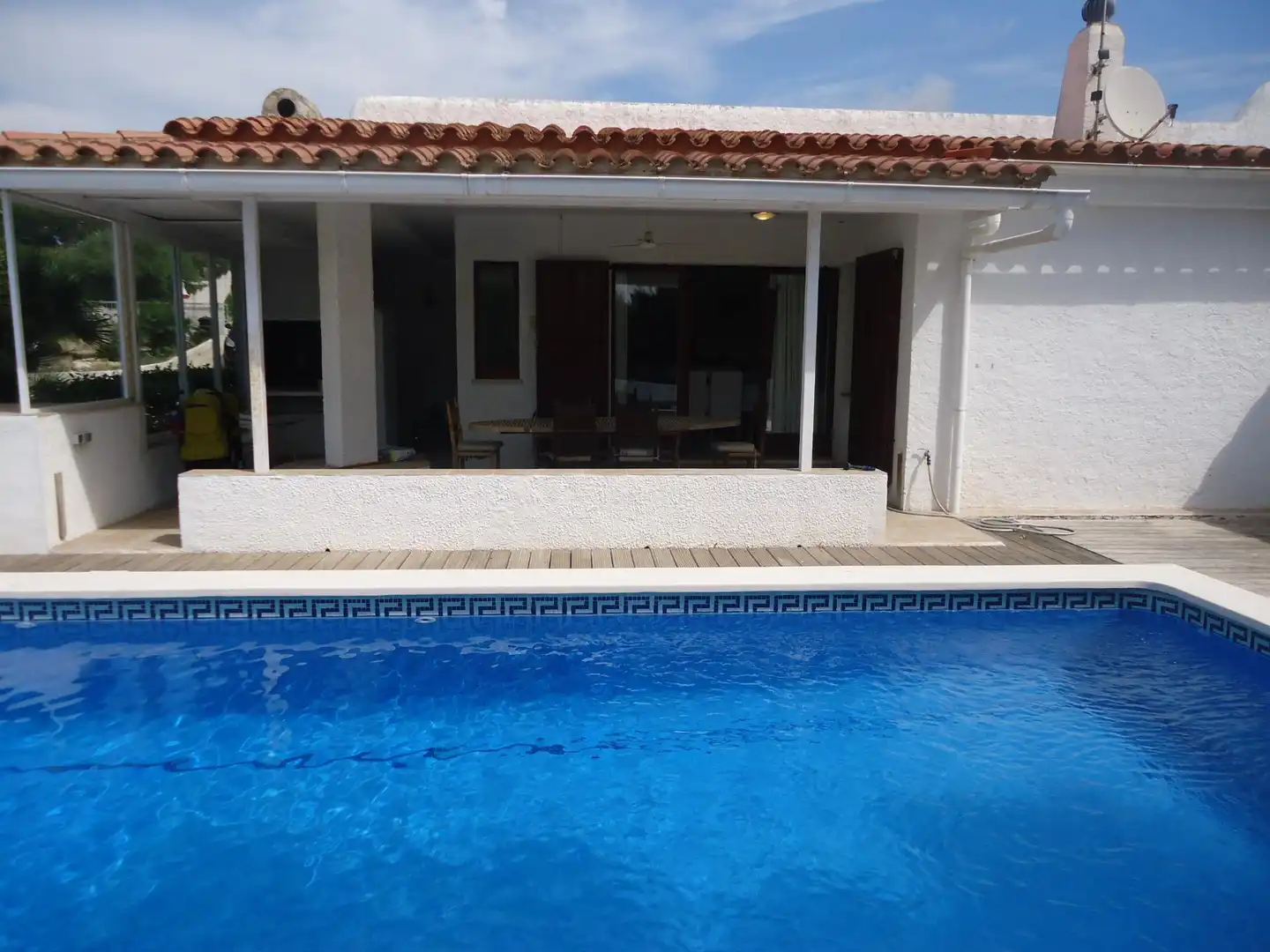 Schwimmbecken von Einfamilien-Reihenhaus zum Verkauf in L'Ametlla de Mar 