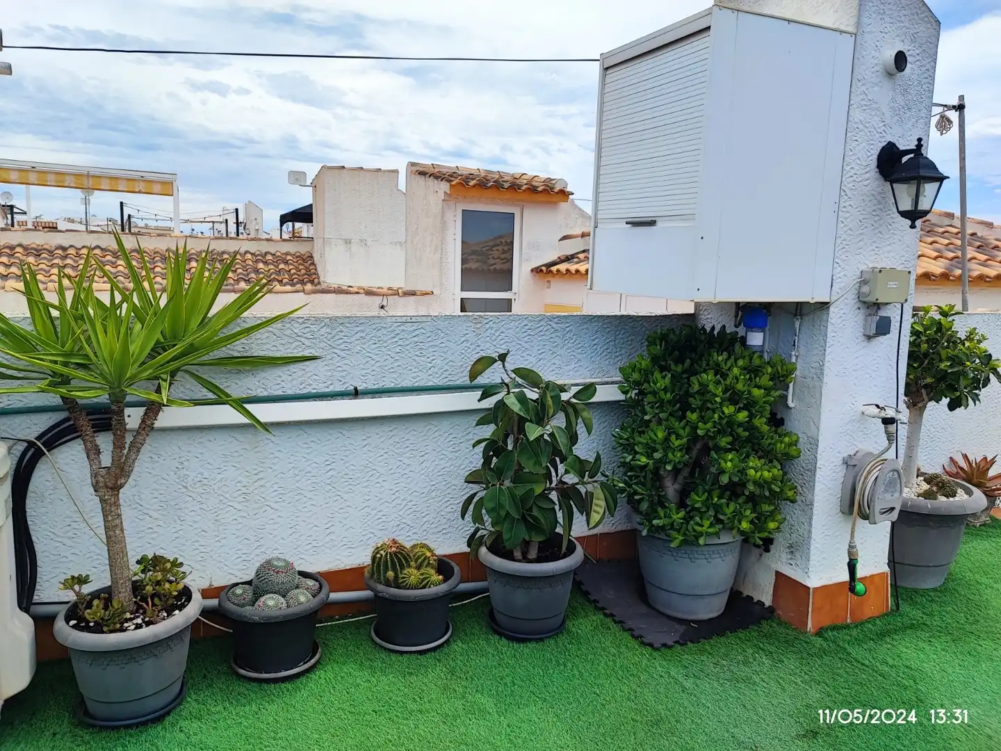Terrasse von Dachboden zur Miete in Santa Pola mit Klimaanlage, Heizung und Terrasse