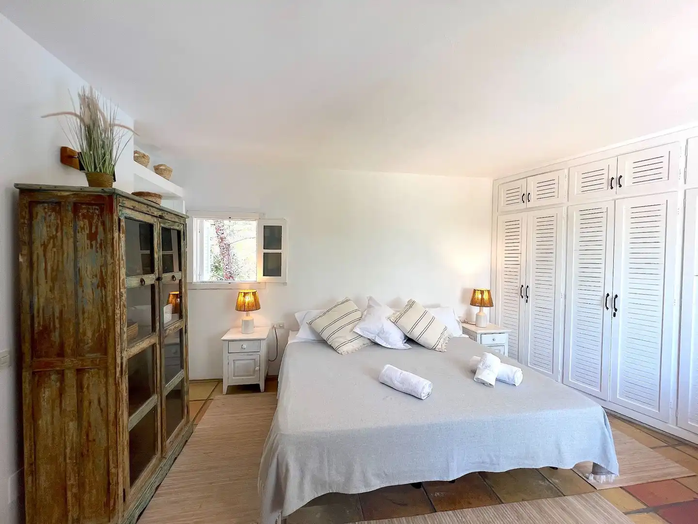 Bedroom of Houses for sale in Sant Antoni de Portmany  with Air Conditioner, Heating and Private garden