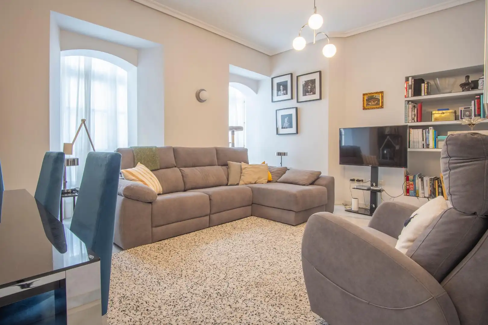 Sala d'estar de Casa o xalet en venda en San Fernando amb Aire condicionat, Terrassa i Traster