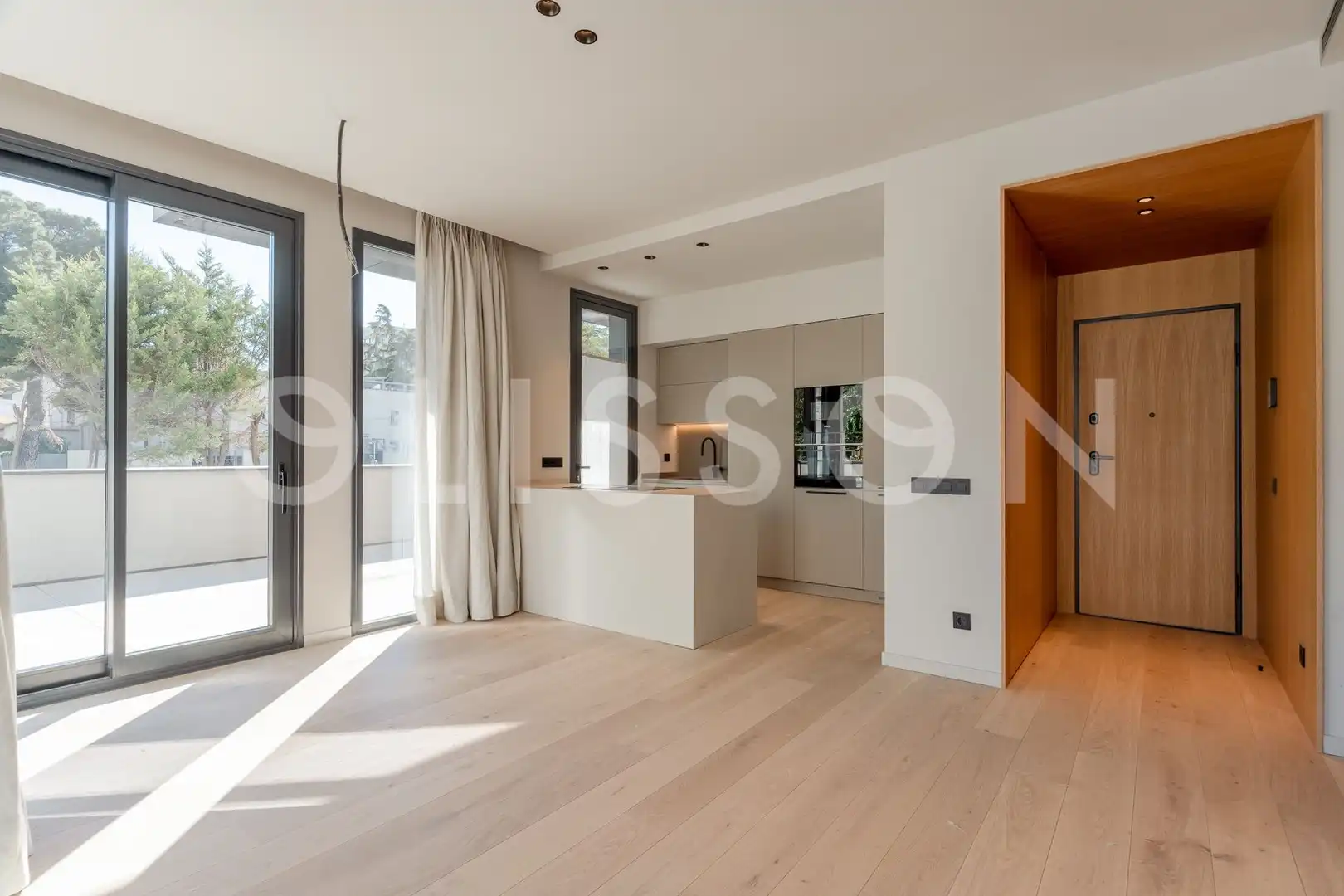Sala d'estar de Pis de lloguer en Madrid amb Aire condicionat, Calefacció i Terrassa