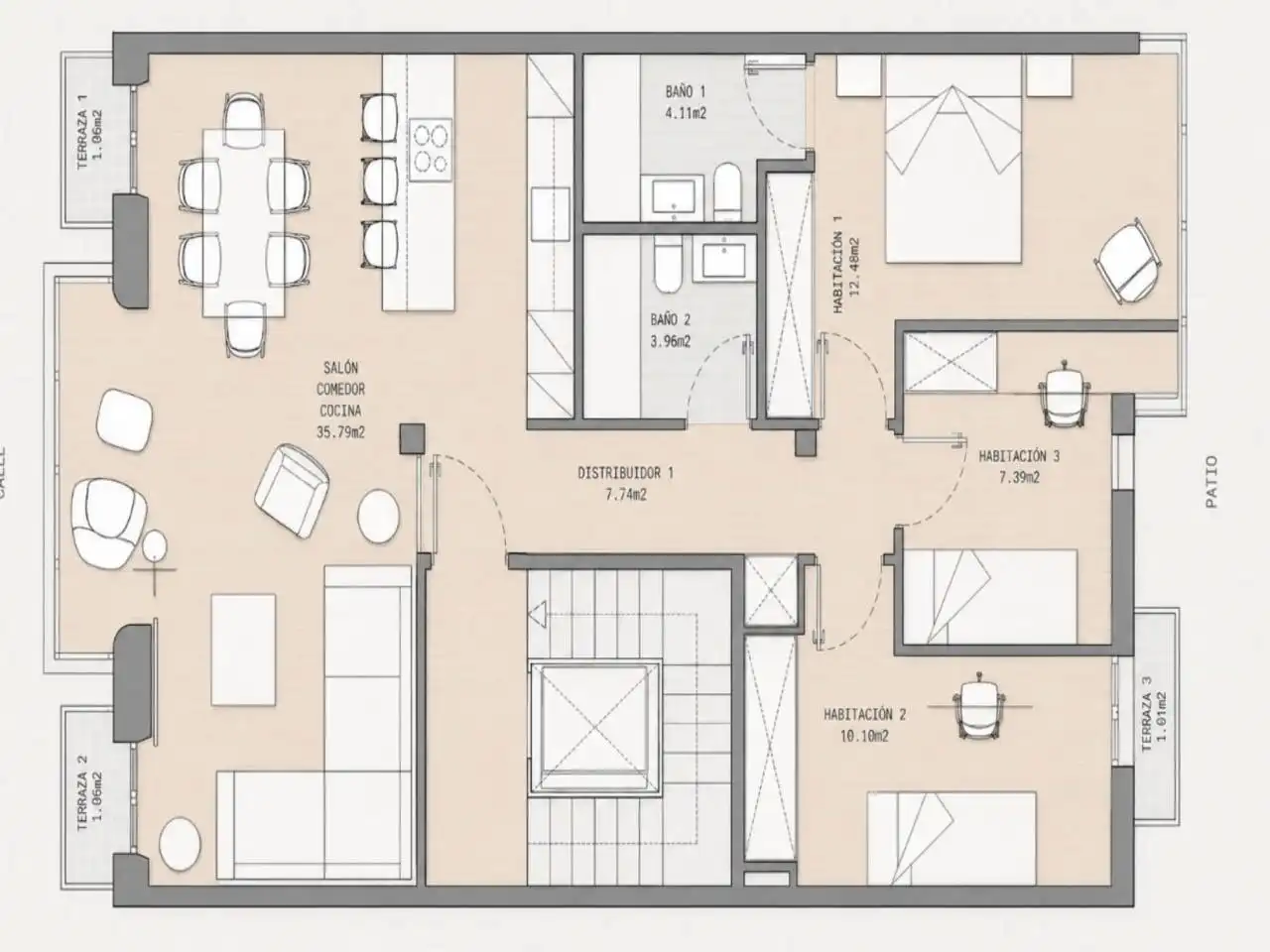 Appartement avec terrasse à vendre à Calle Marina 3, imagen 20