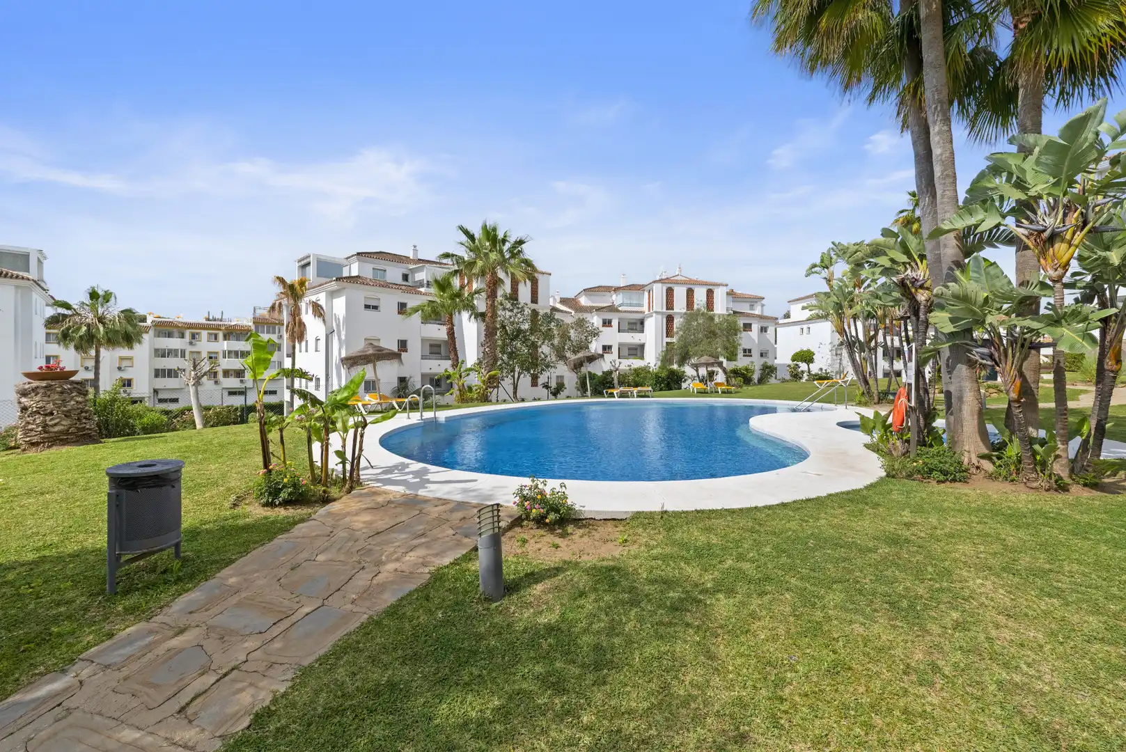 Garden of Ground floor for sale in Mijas  with Air Conditioner, Terrace and Swimming Pool