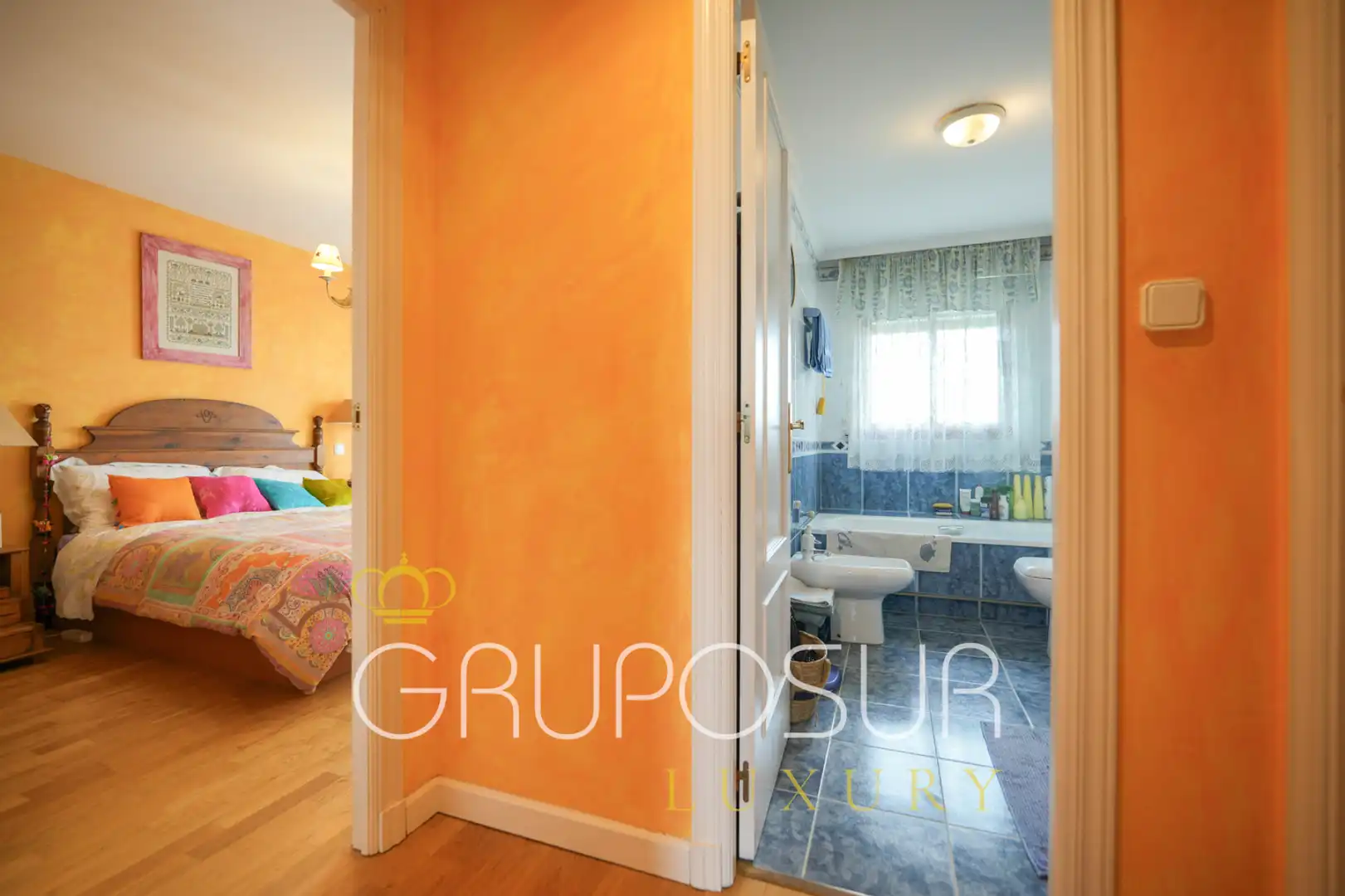 Bedroom of Detached homes for sale in Simancas  with Heating, Private garden and Parquet flooring