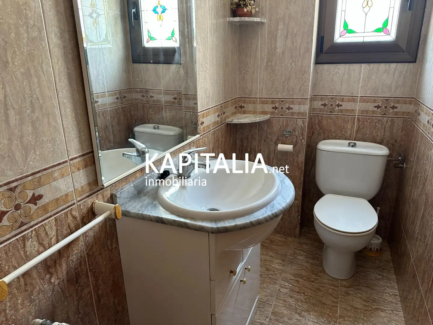 Baño de Finca rústica en venta en El Palomar con Calefacción, Terraza y Trastero