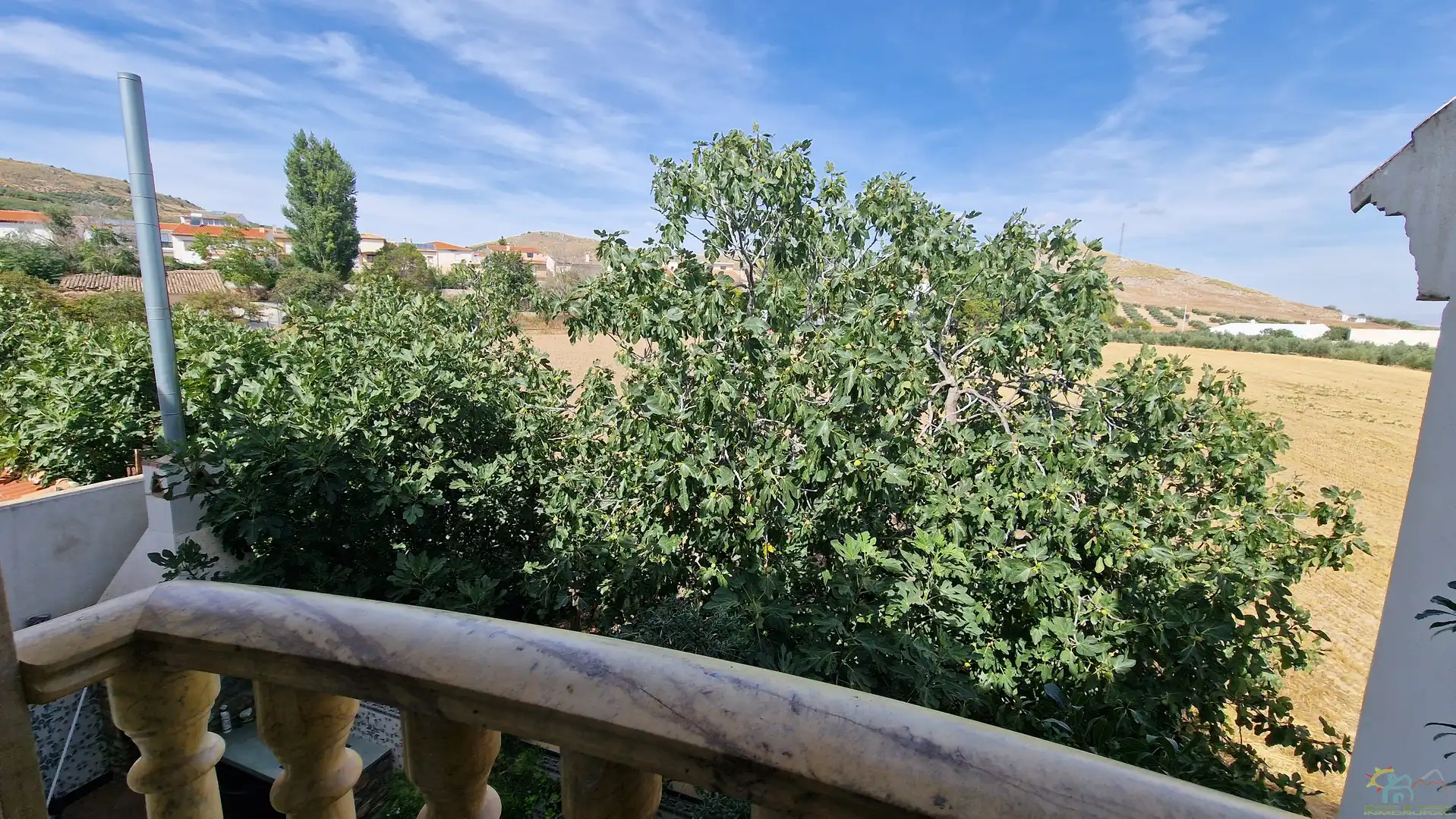 Garten von Einfamilien-Reihenhaus zum Verkauf in Diezma mit Klimaanlage, Heizung und Privatgarten