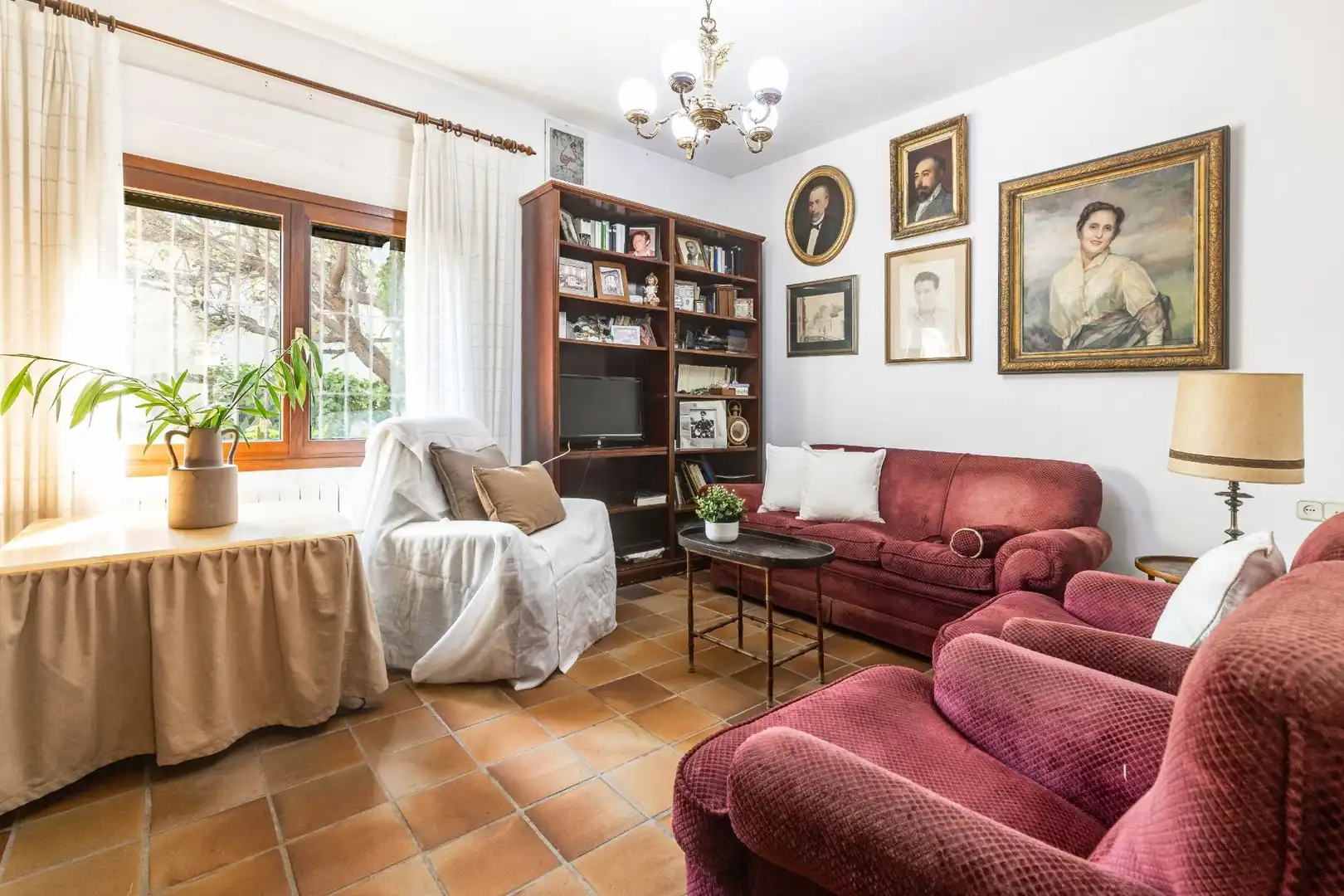 Living room of Houses for sale in Rocafort  with Air Conditioner, Heating and Private garden