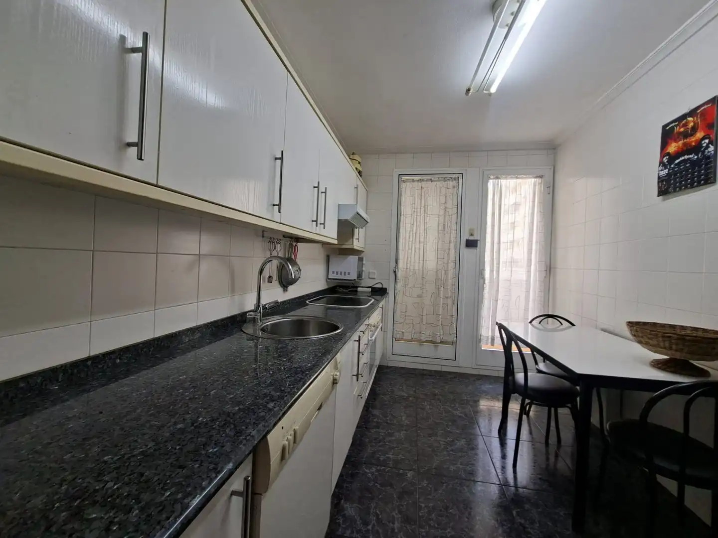 Kitchen of Flat for sale in Badalona  with Air Conditioner, Heating and Terrace
