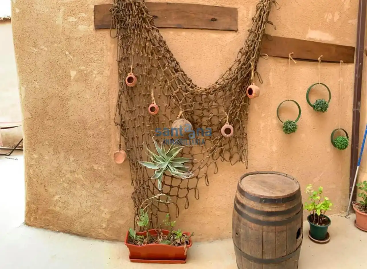 Terraza de Finca rústica de alquiler en Villaturiel con Calefacción, Jardín privado y Terraza