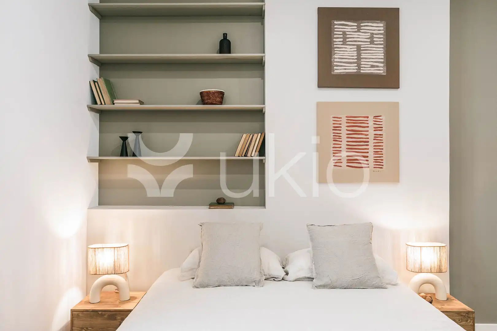 Bedroom of Apartments for rent in Barcelona  with Air Conditioner, Heating and Furnished