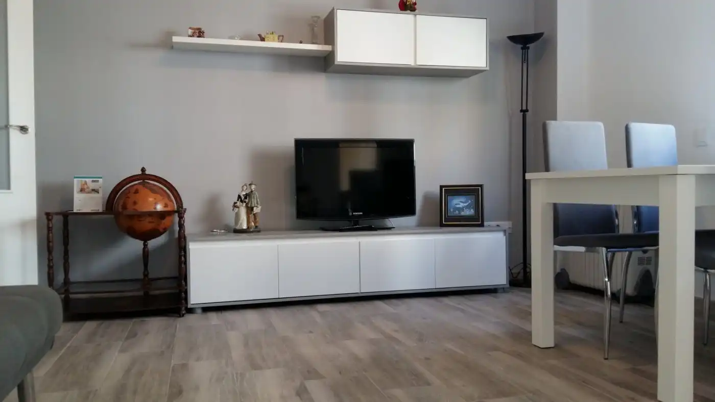 Sala d'estar de Pis de lloguer en Valencia amb Terrassa, Moblat i Balcó