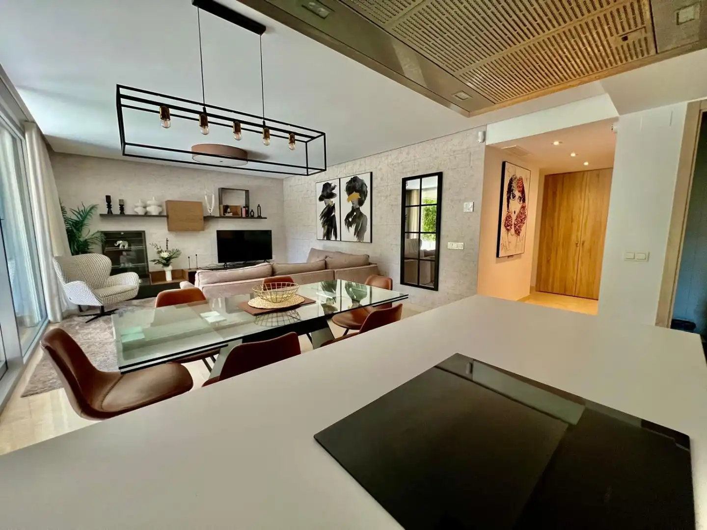 Living room of Apartments for rent in Marbella  with Air Conditioner, Heating and Furnished