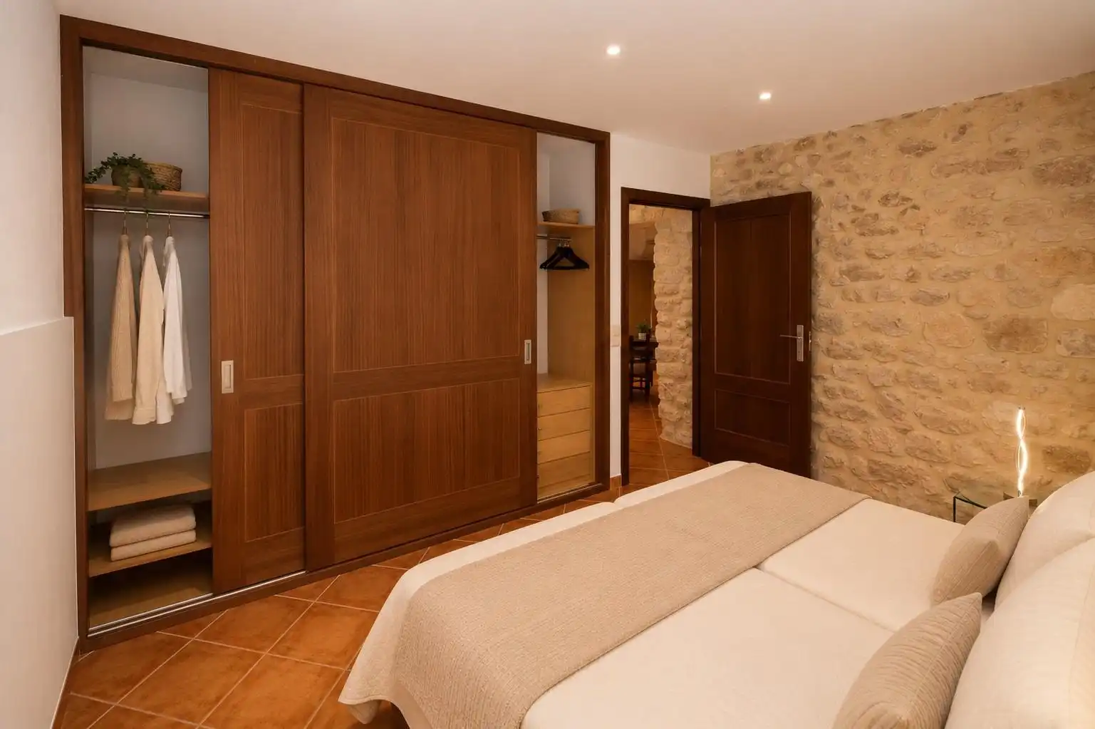 Bedroom of Country homes for rent in Sineu  with Air Conditioner, Private garden and Terrace