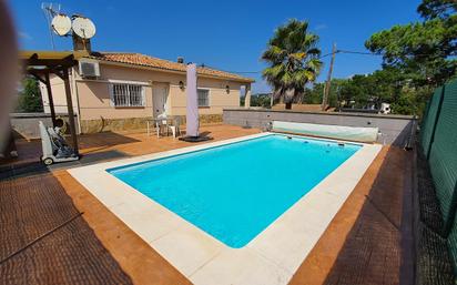 Swimming pool of House or chalet for sale in Lloret de Mar  with Air Conditioner, Terrace and Swimming Pool