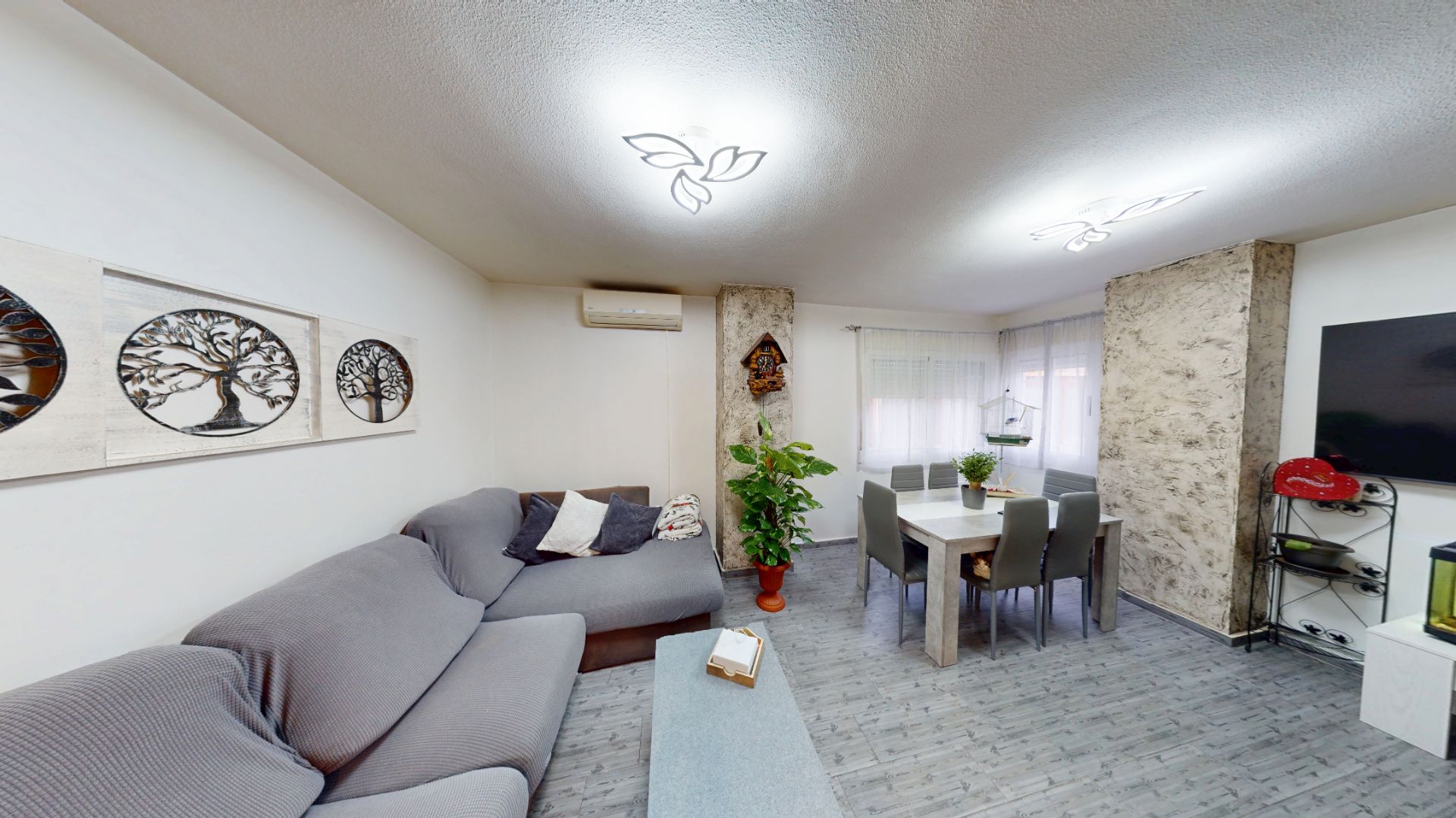 Living room of Flat for sale in Alicante / Alacant  with Air Conditioner, Heating and Private garden