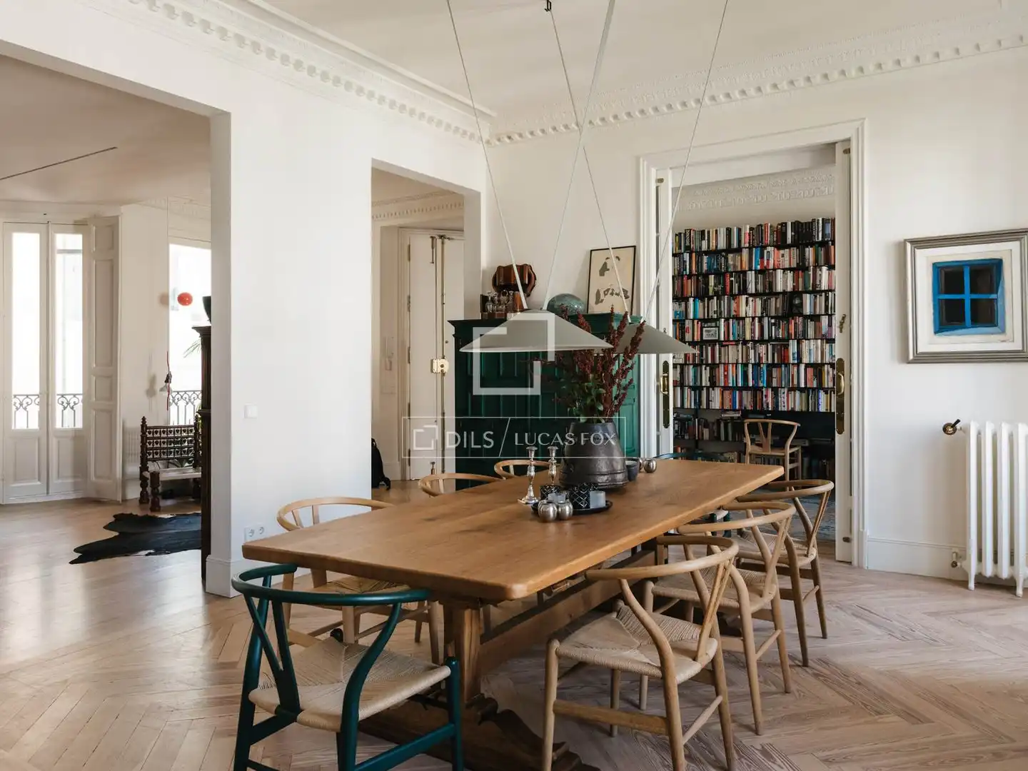 Comedor de Piso de alquiler en Salamanca con Aire acondicionado, Amueblado y Balcón