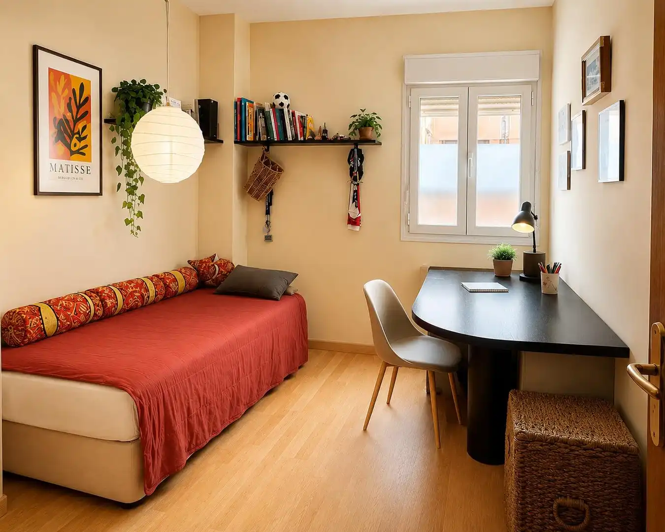 Bedroom of Flat for sale in Madrid  with Air Conditioner, Heating and Private garden