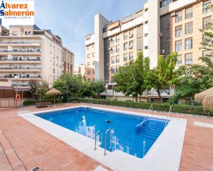 Swimming pool of Flat for sale in  Granada Capital  with Heating, Private garden and Parquet flooring