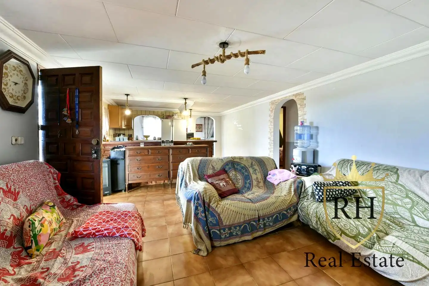Sala de estar de Casa o chalet en venta en Algaida con Jardín privado, Terraza y Trastero
