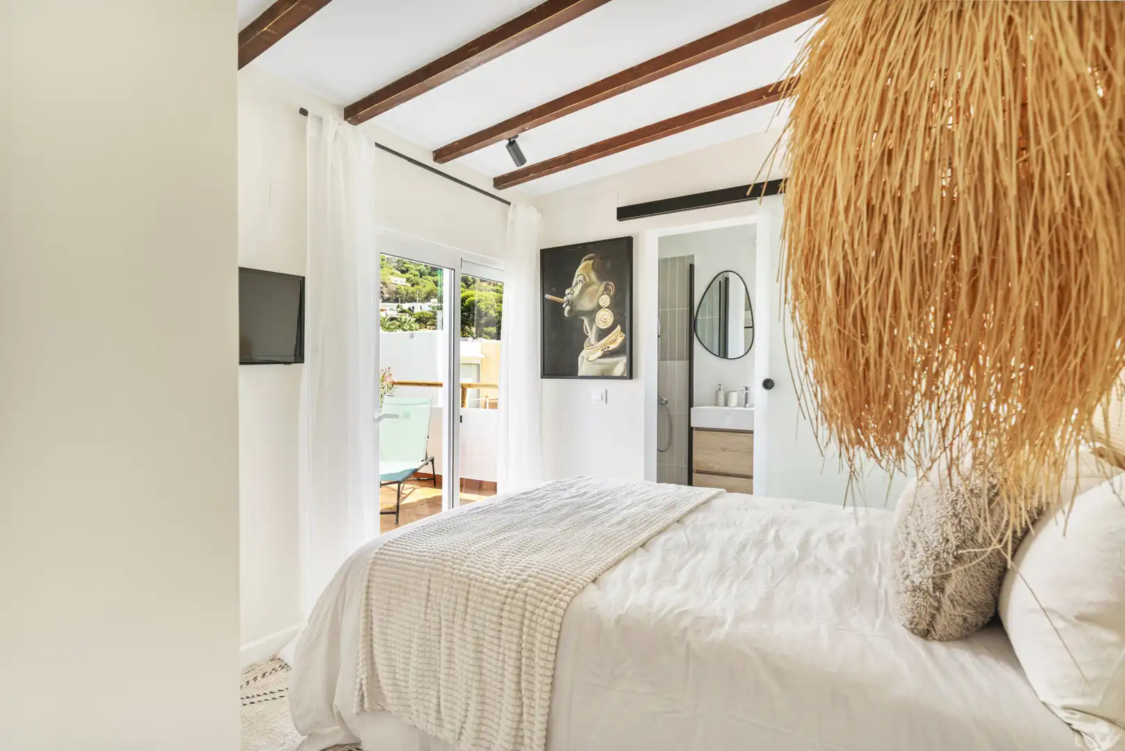 Dormitori de Apartament en venda en Jávea / Xàbia amb Aire condicionat i Terrassa