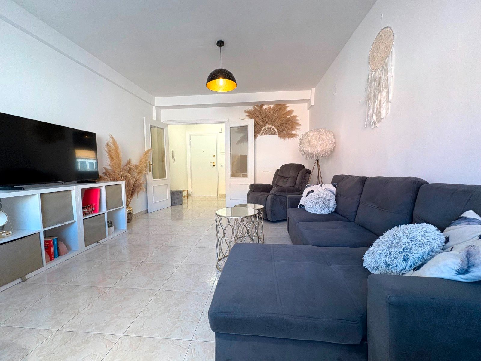 Living room of Flat for sale in Dénia  with Air Conditioner, Balcony and Internet