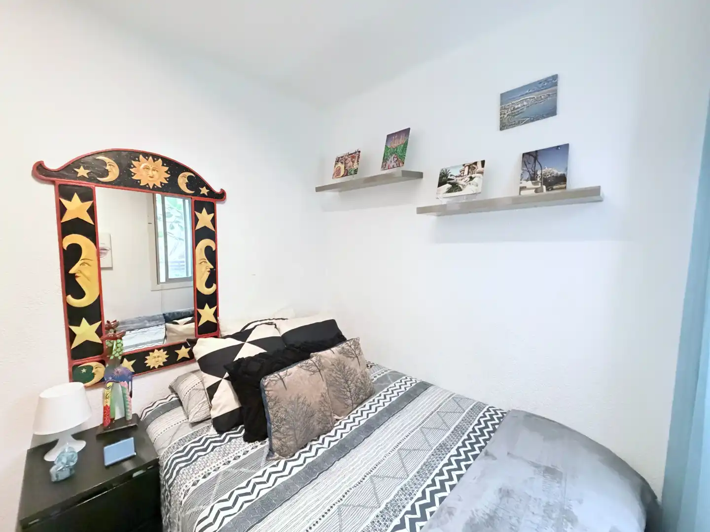 Schlafzimmer von Wohnung zum Verkauf in L'Hospitalet de Llobregat mit Parkett, Terrasse und Möbliert