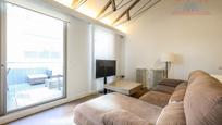 Living room of Attic to rent in  Madrid Capital  with Air Conditioner, Heating and Terrace