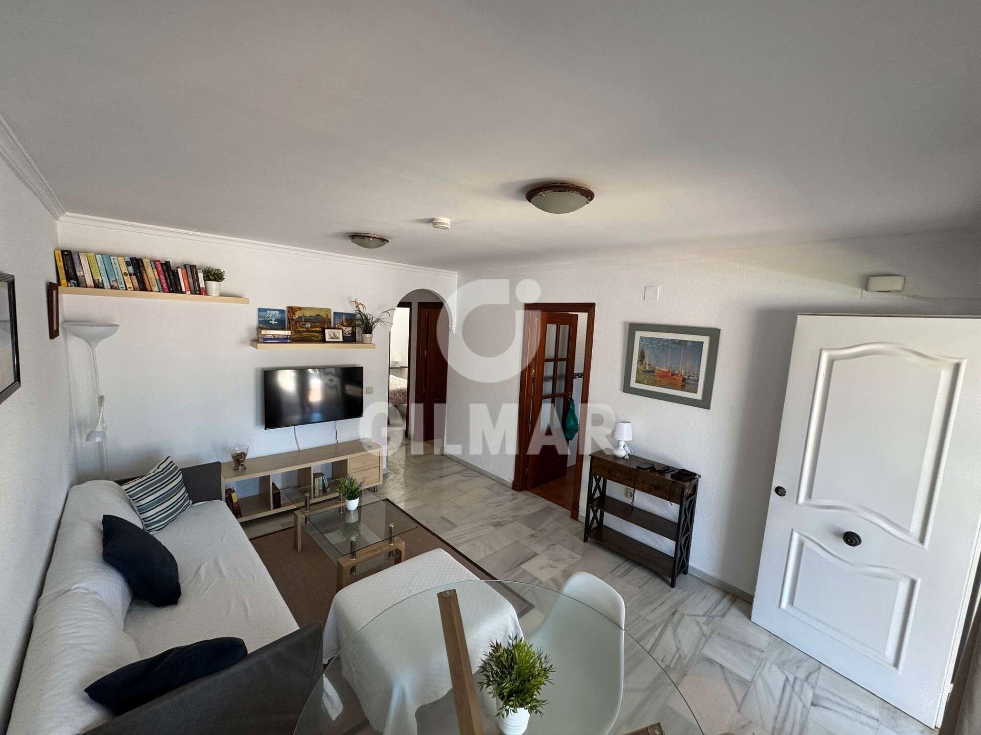 Living room of Flat to rent in Chiclana de la Frontera  with Air Conditioner, Heating and Furnished