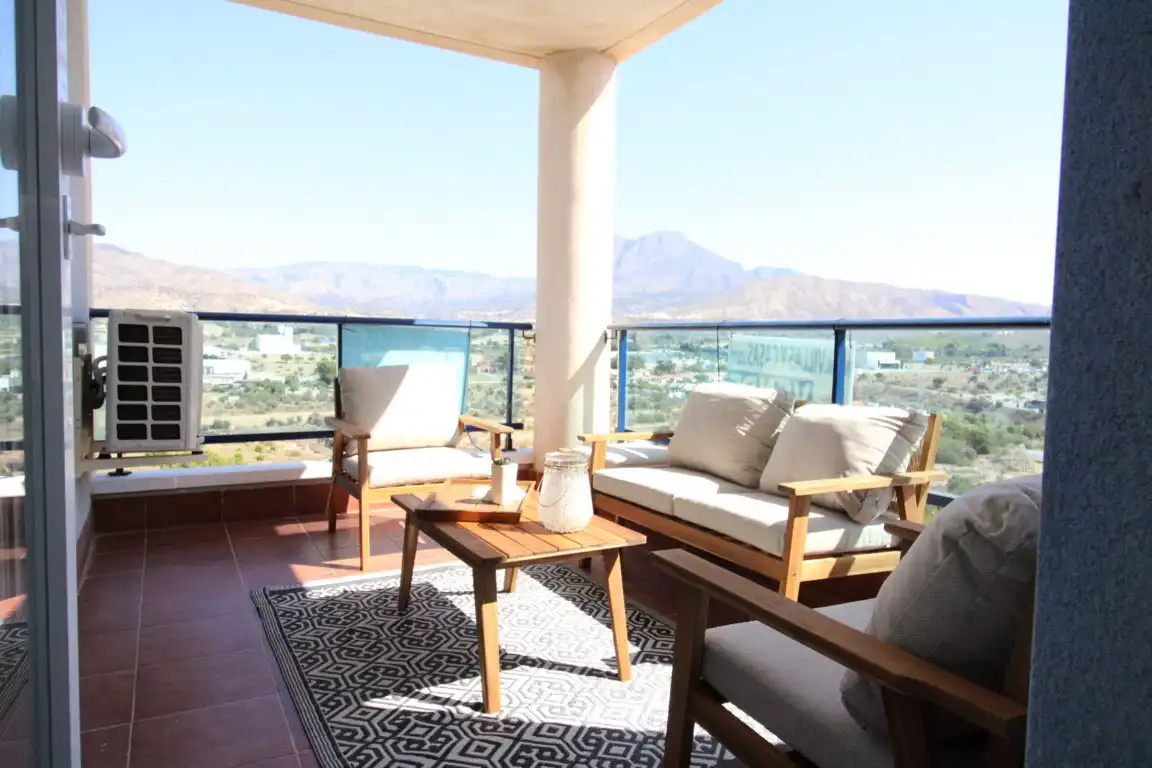 Terrasse von Wohnung zum Verkauf in Villajoyosa / La Vila Joiosa mit Klimaanlage, Terrasse und Abstellraum