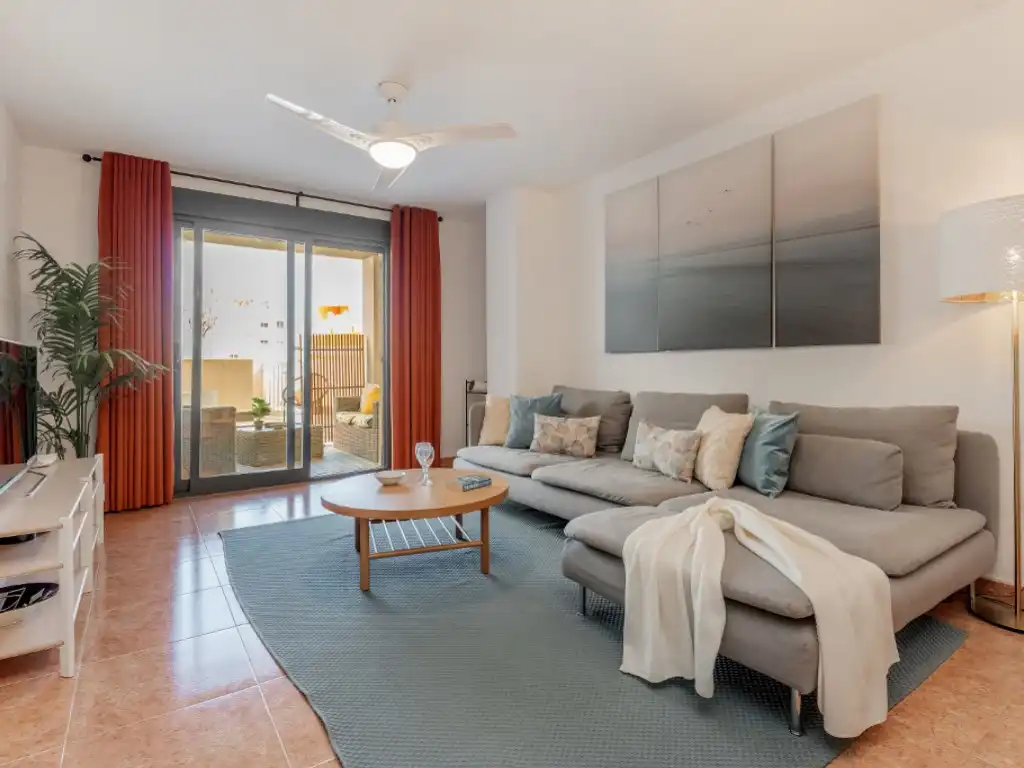 Living room of Ground floor for sale in El Campello  with Air Conditioner, Terrace and Swimming Pool
