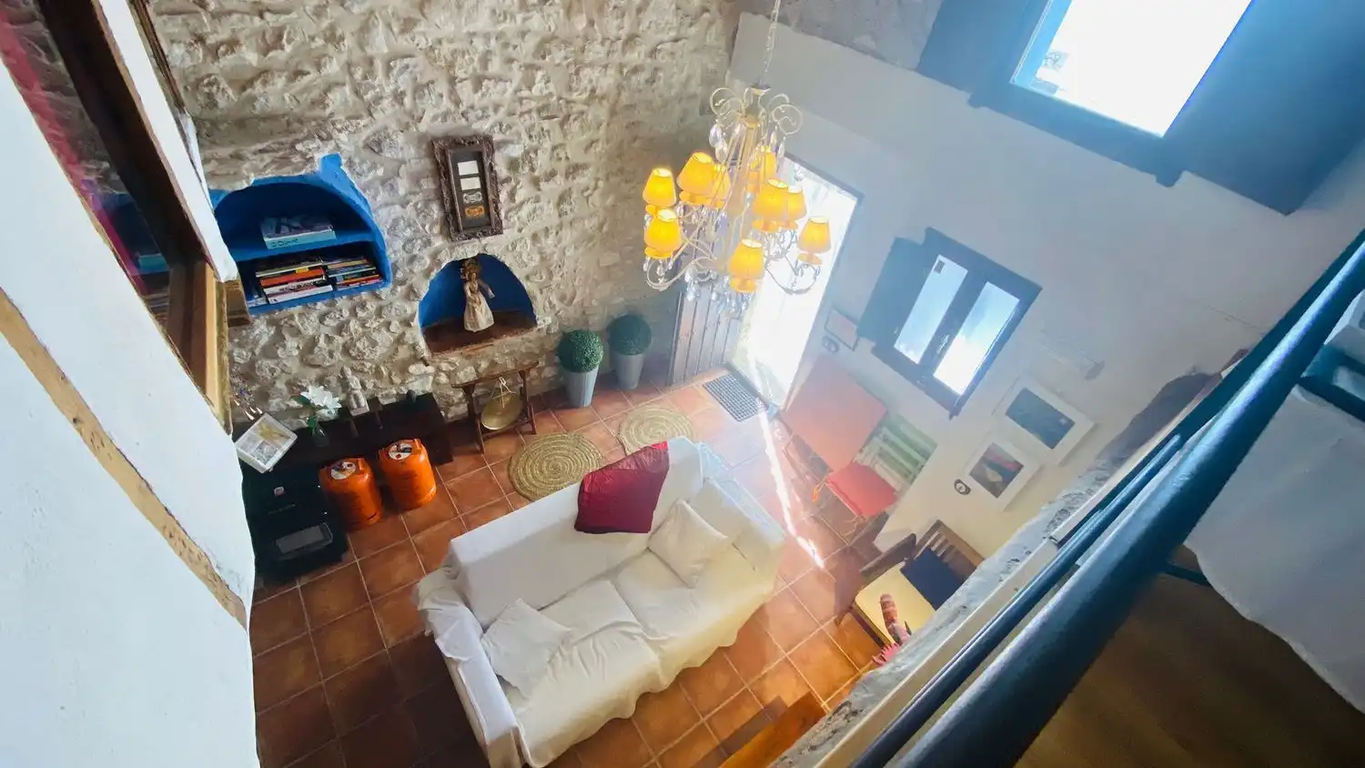 Sala de estar de Finca rústica en venta en Morella con Trastero