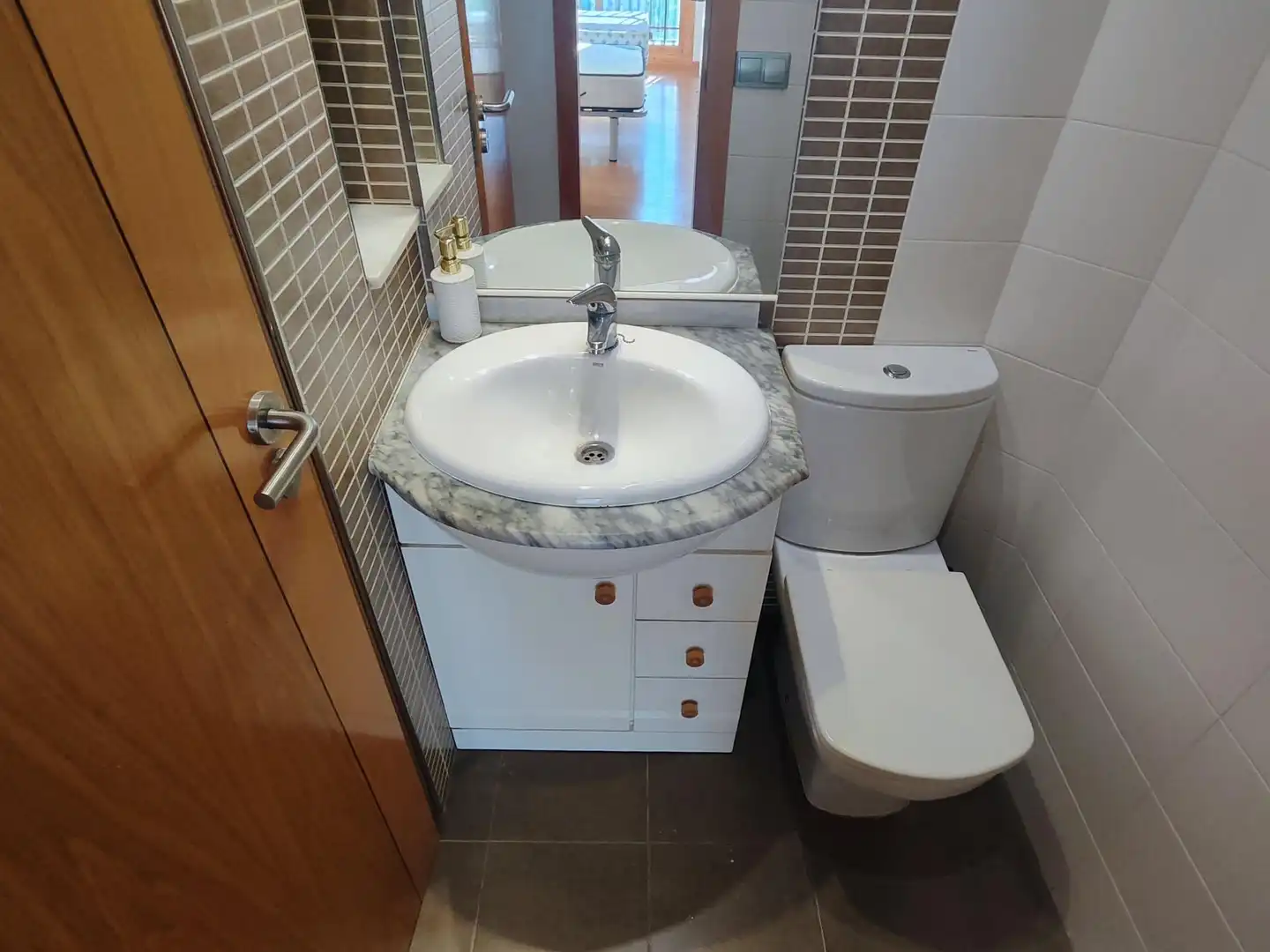 Bany de Apartament en venda en Oropesa del Mar / Orpesa amb Aire condicionat, Parquet i Moblat