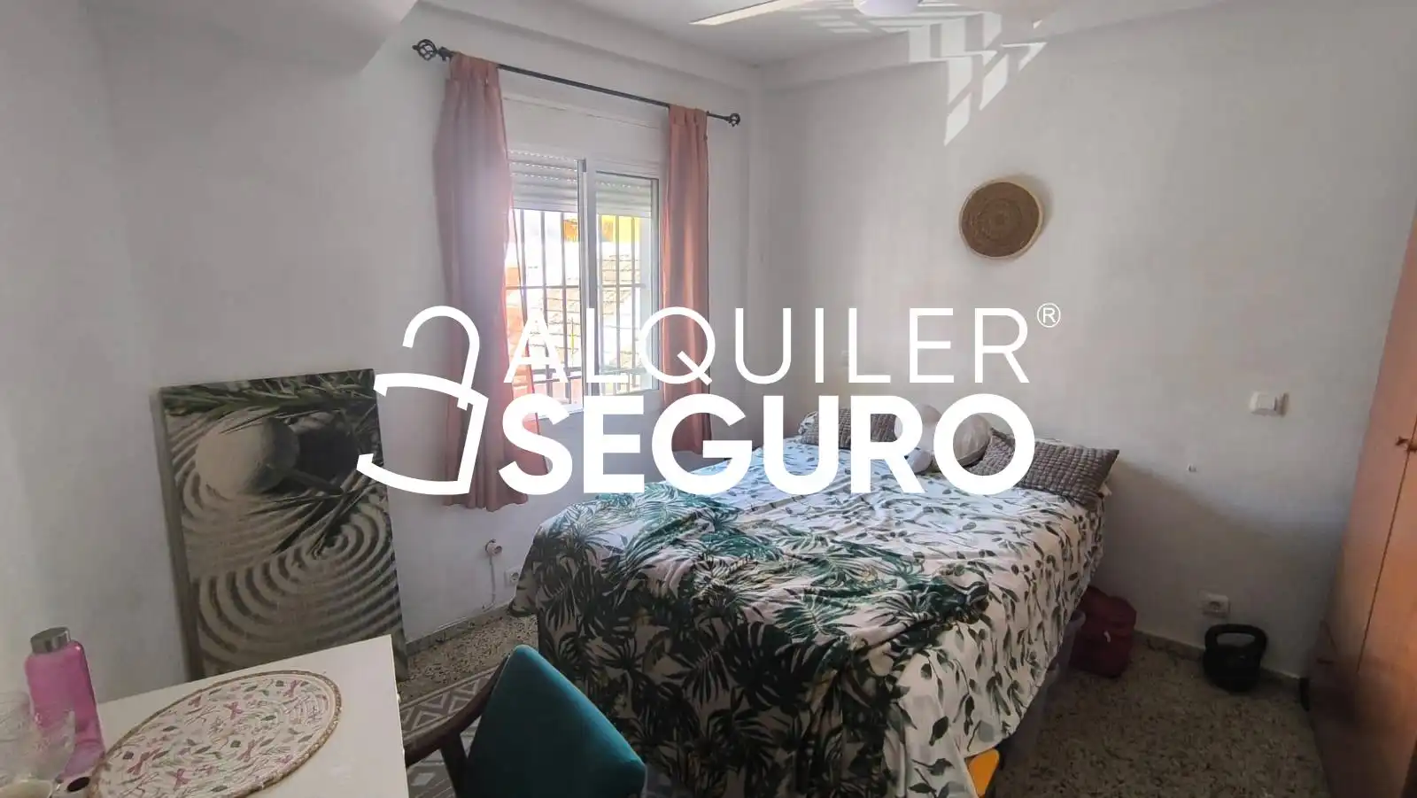 Bedroom of Flat for rent in Málaga  with Air Conditioner and Furnished