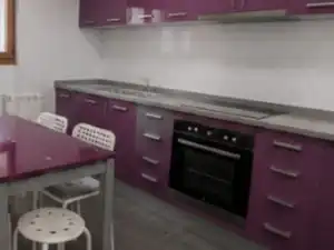 Kitchen of Flat for rent in Gijón   with Heating, Parquet flooring and Terrace