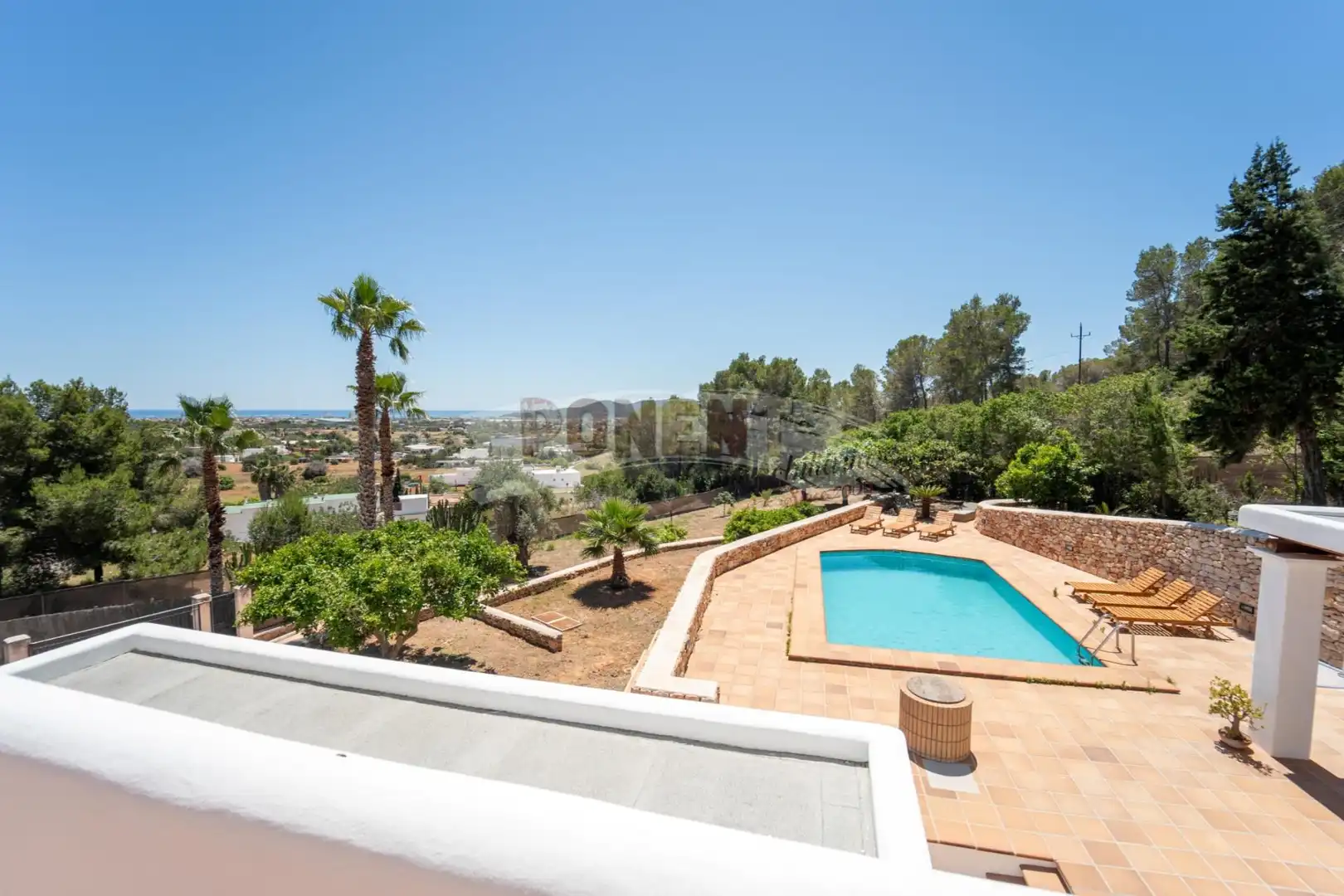 Vista exterior de Casa o chalet de alquiler en Sant Josep de sa Talaia con Aire acondicionado, Calefacción y Jardín privado