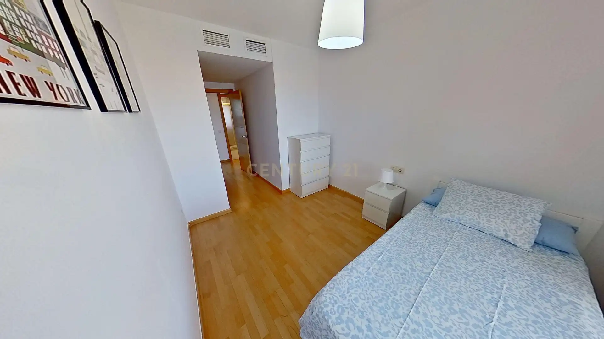 Habitación de Apartamento de alquiler en Málaga con Piscina, Horno y Lavadora