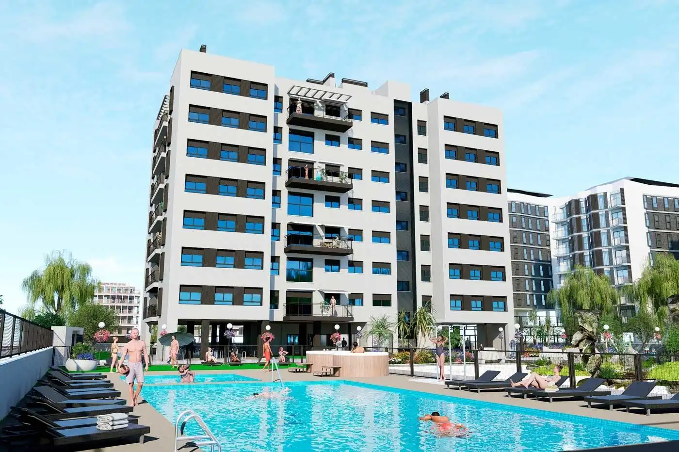 Exterior view of Flat for sale in Borriol  with Air Conditioner, Heating and Terrace