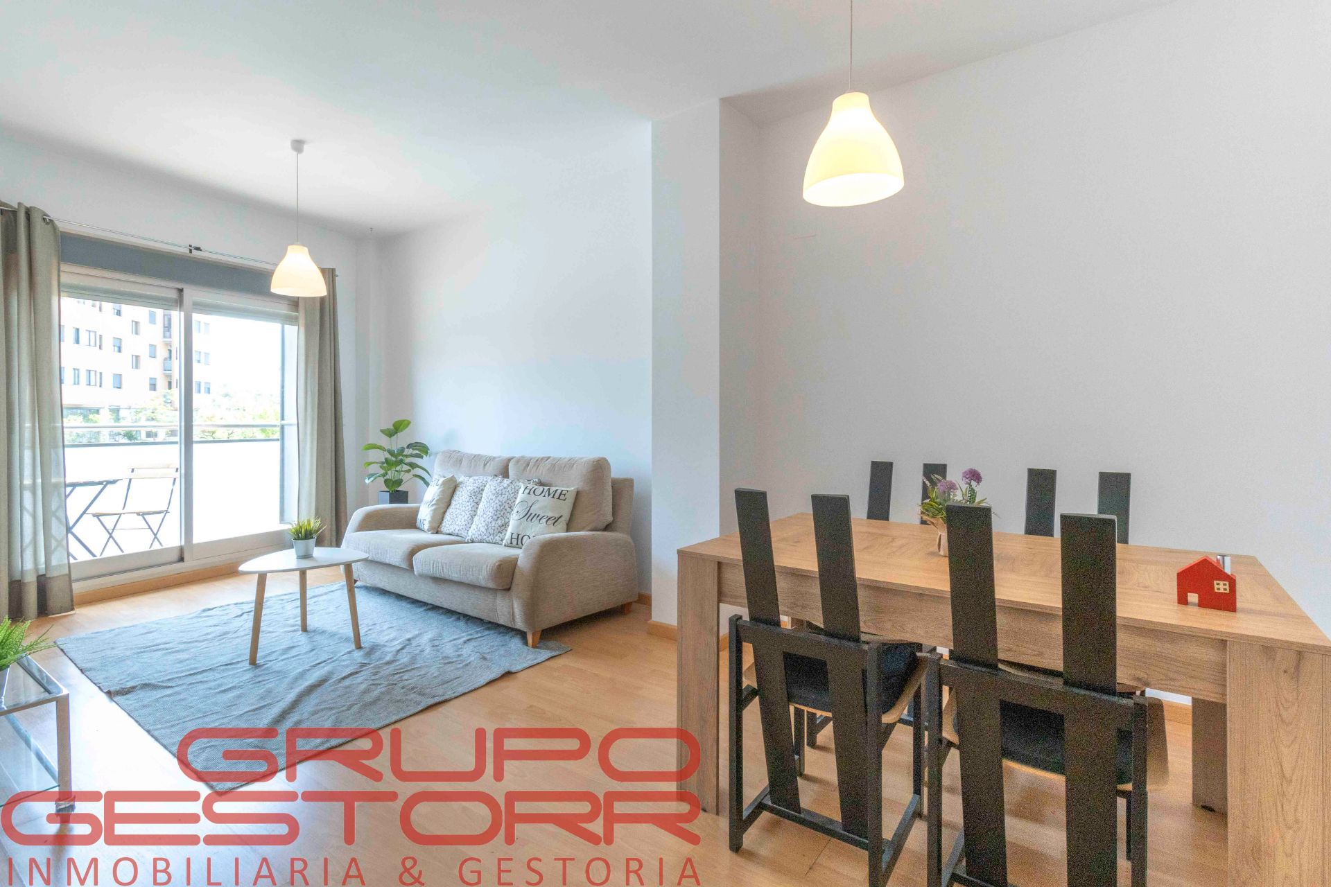 Living room of Flat for sale in Torrent  with Air Conditioner, Heating and Parquet flooring