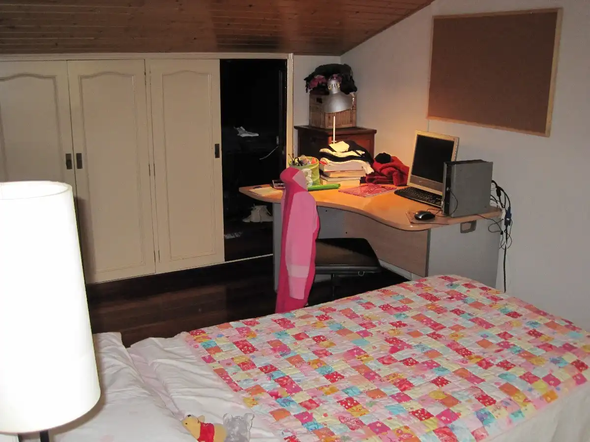 Schlafzimmer von Maisonette zur Miete in Santiago de Compostela  mit Heizung und Möbliert