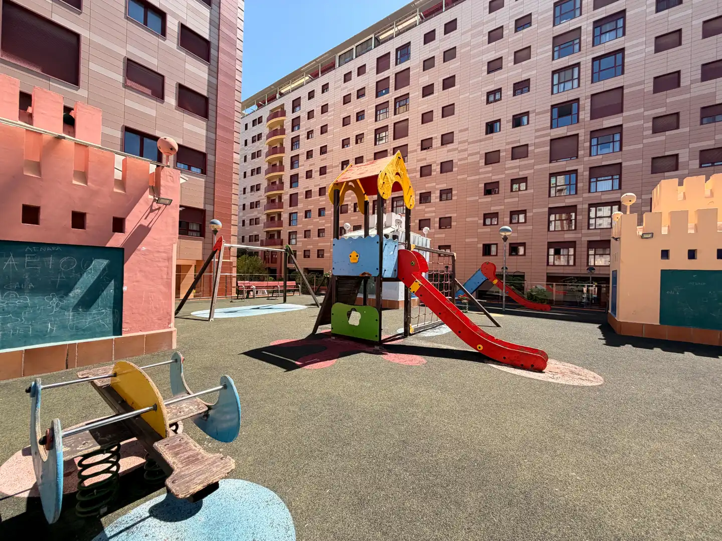 Parking of Flat for sale in Sevilla  with Air Conditioner and Community pool