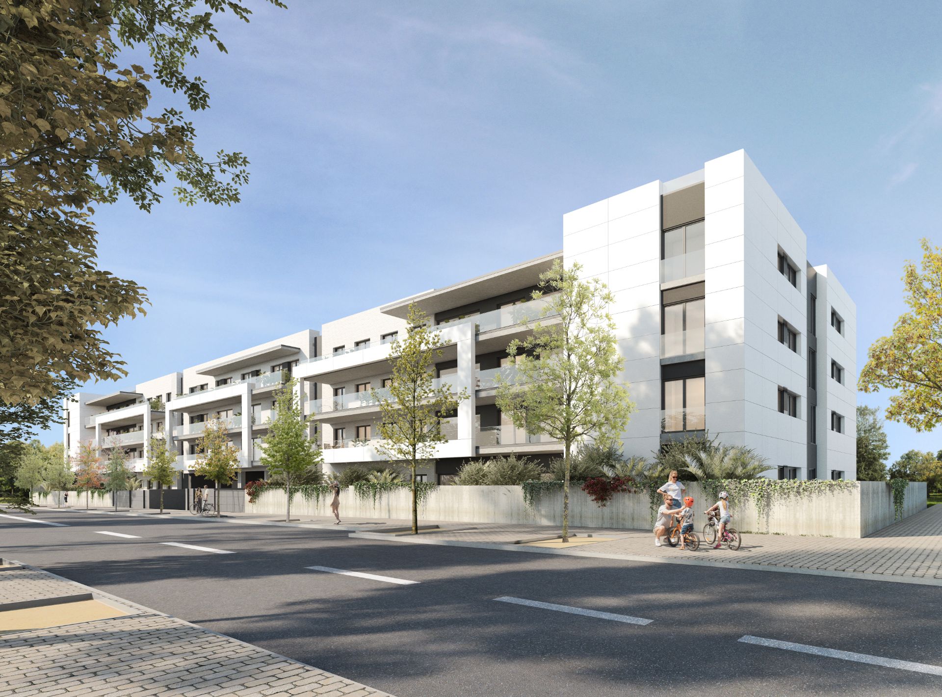 Exterior view of Flat for sale in  Lleida Capital  with Air Conditioner, Heating and Private garden