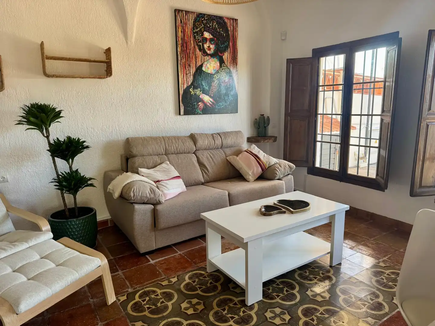 Living room of Country homes for sale in Vélez-Málaga  with Air Conditioner, Heating and Private garden