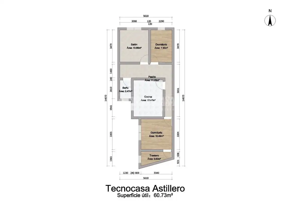 Piso en venta en El Astillero   con Calefacción y Parquet