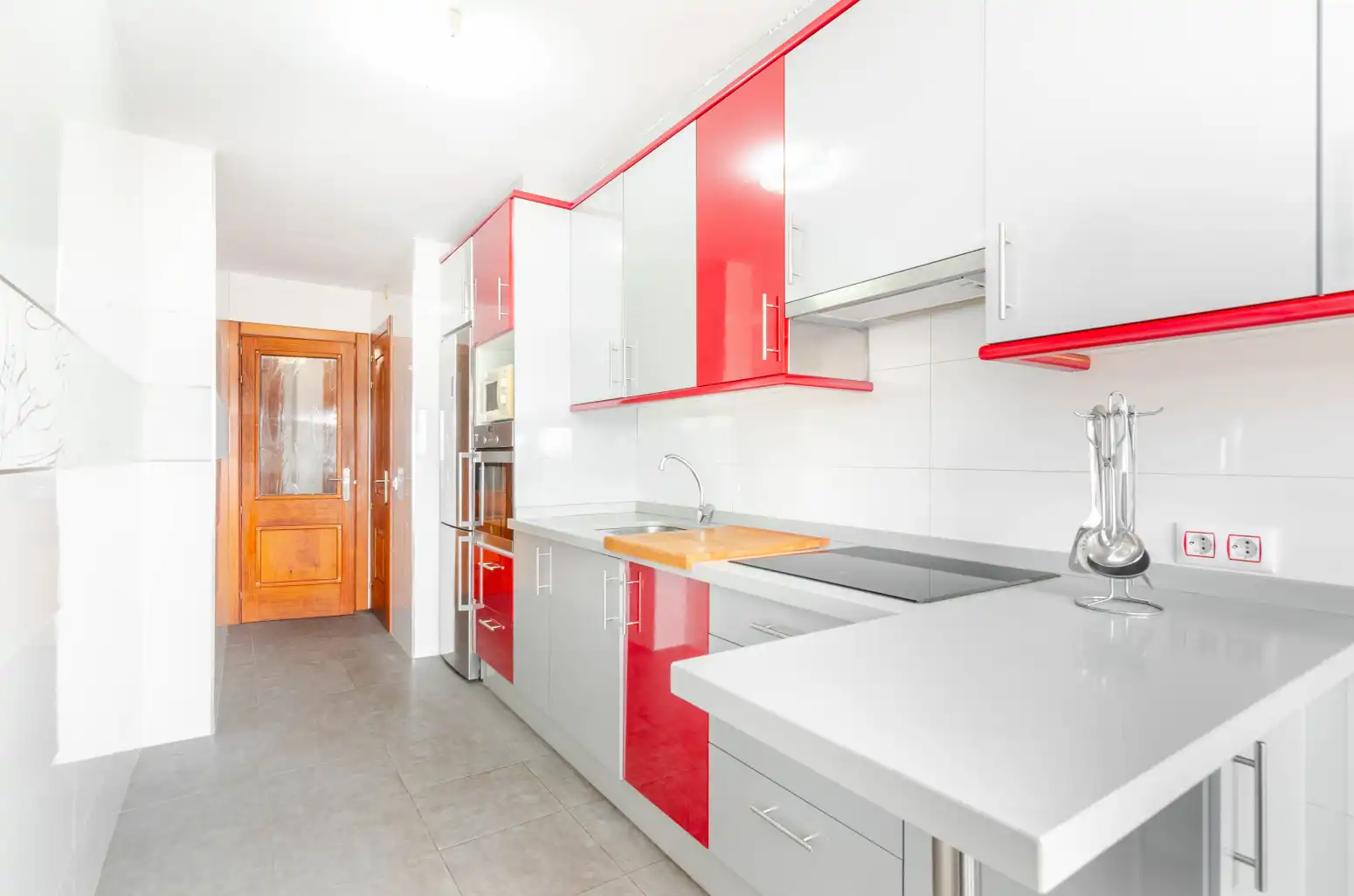 Kitchen of Flat for sale in Tineo  with Heating, Parquet flooring and Furnished