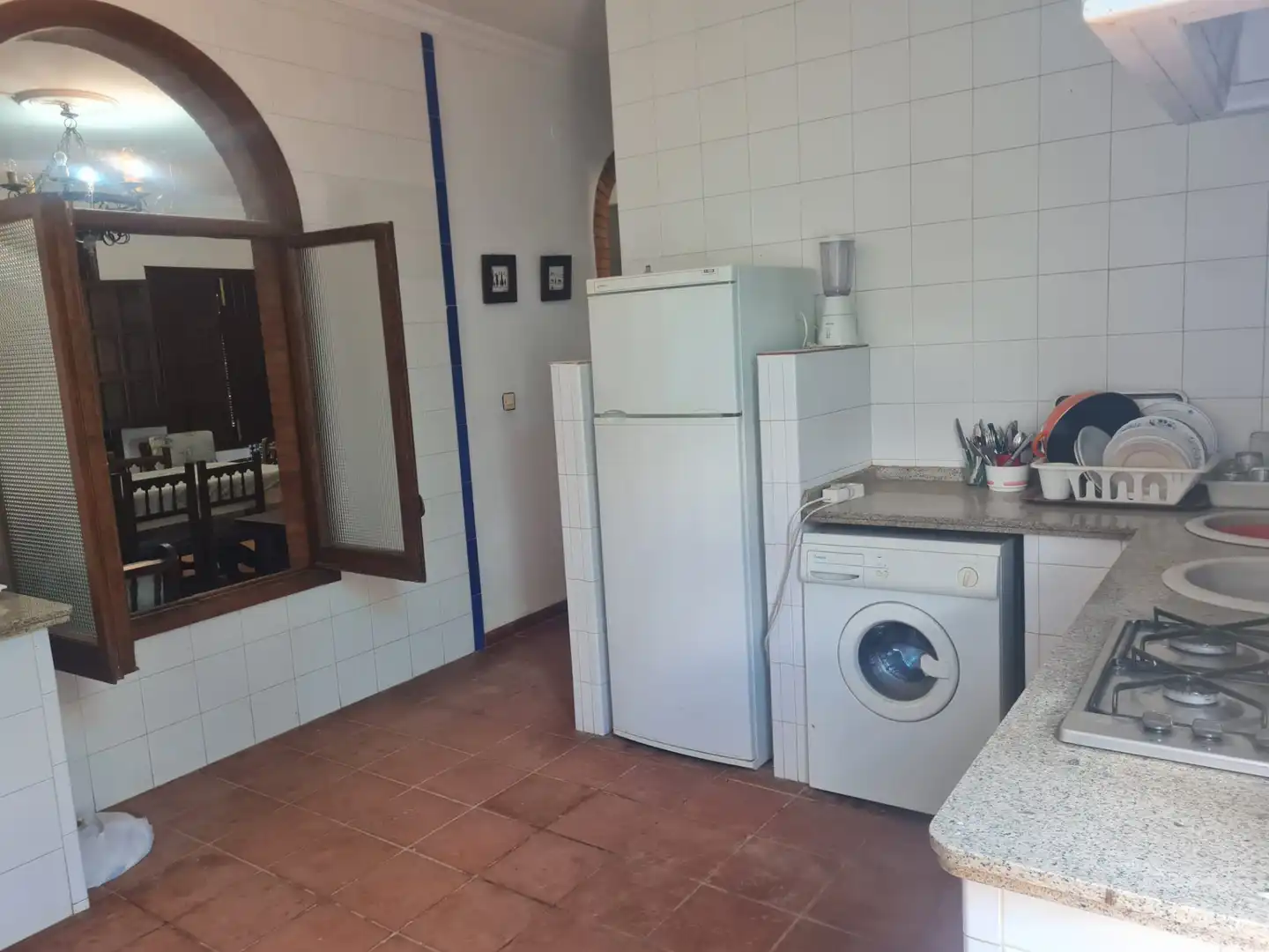 Küche von Country house zum Verkauf in Cantillana mit Privatgarten, Terrasse und Schwimmbad