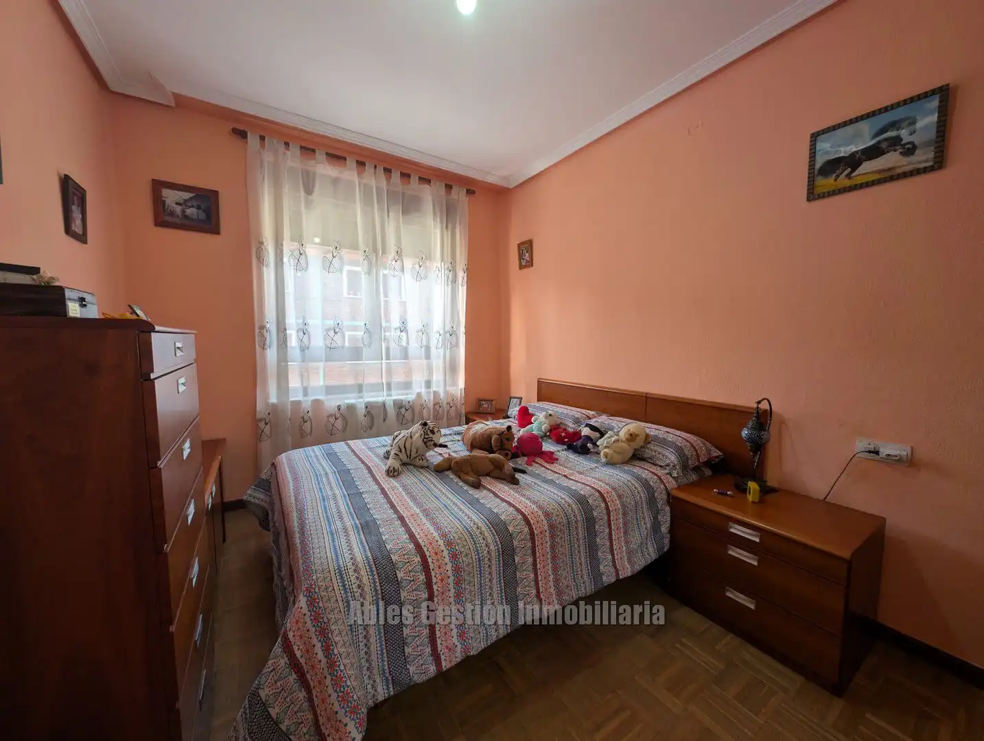 Schlafzimmer von Wohnung zum Verkauf in Mieres (Asturias) mit Heizung, Parkett und Abstellraum