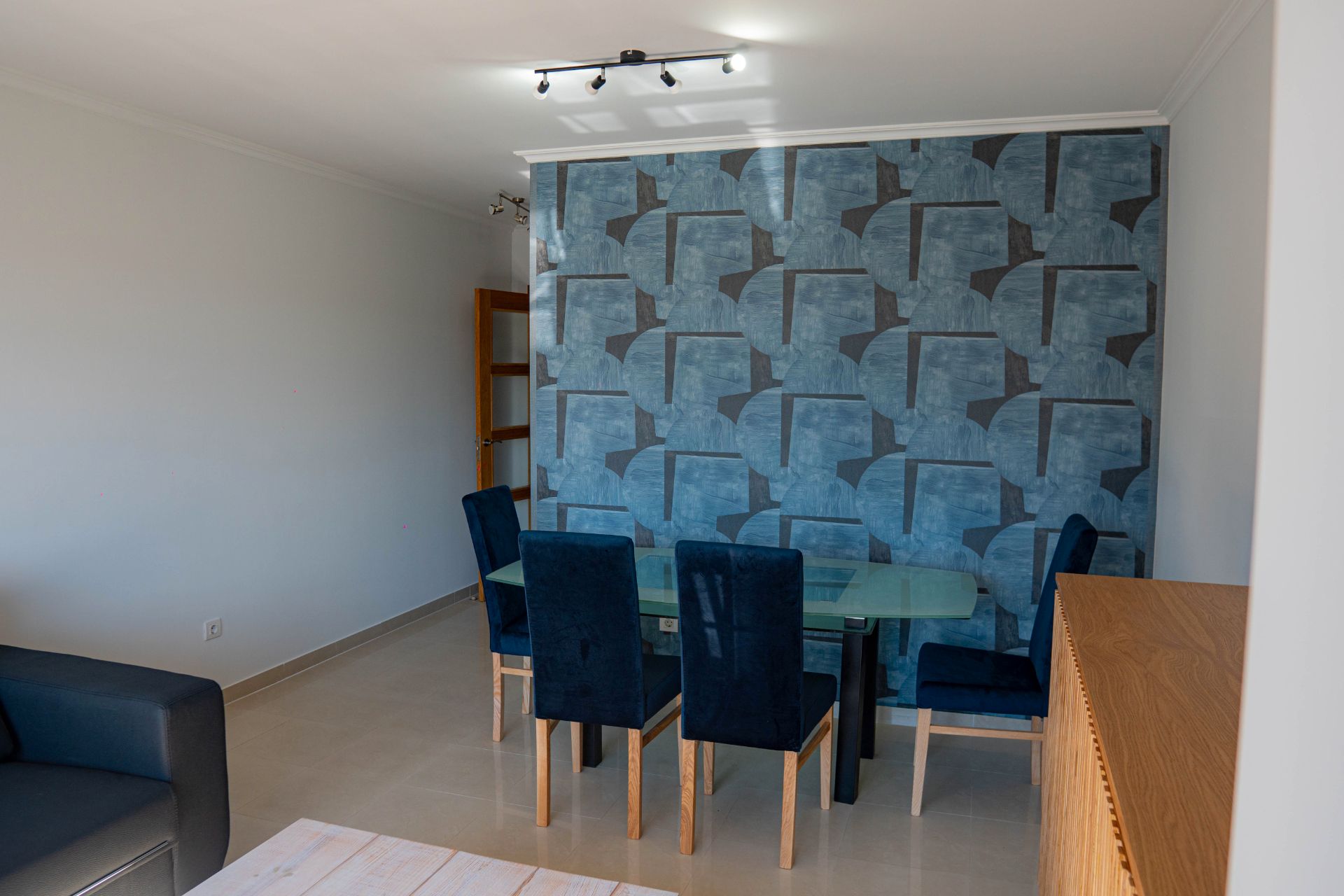 Menjador de Apartament en venda en A Illa de Arousa  amb Calefacció, Jardí privat i Parquet