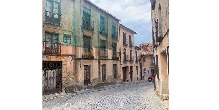 Vista exterior de Casa o chalet en venta en Segovia Capital con Jardín privado