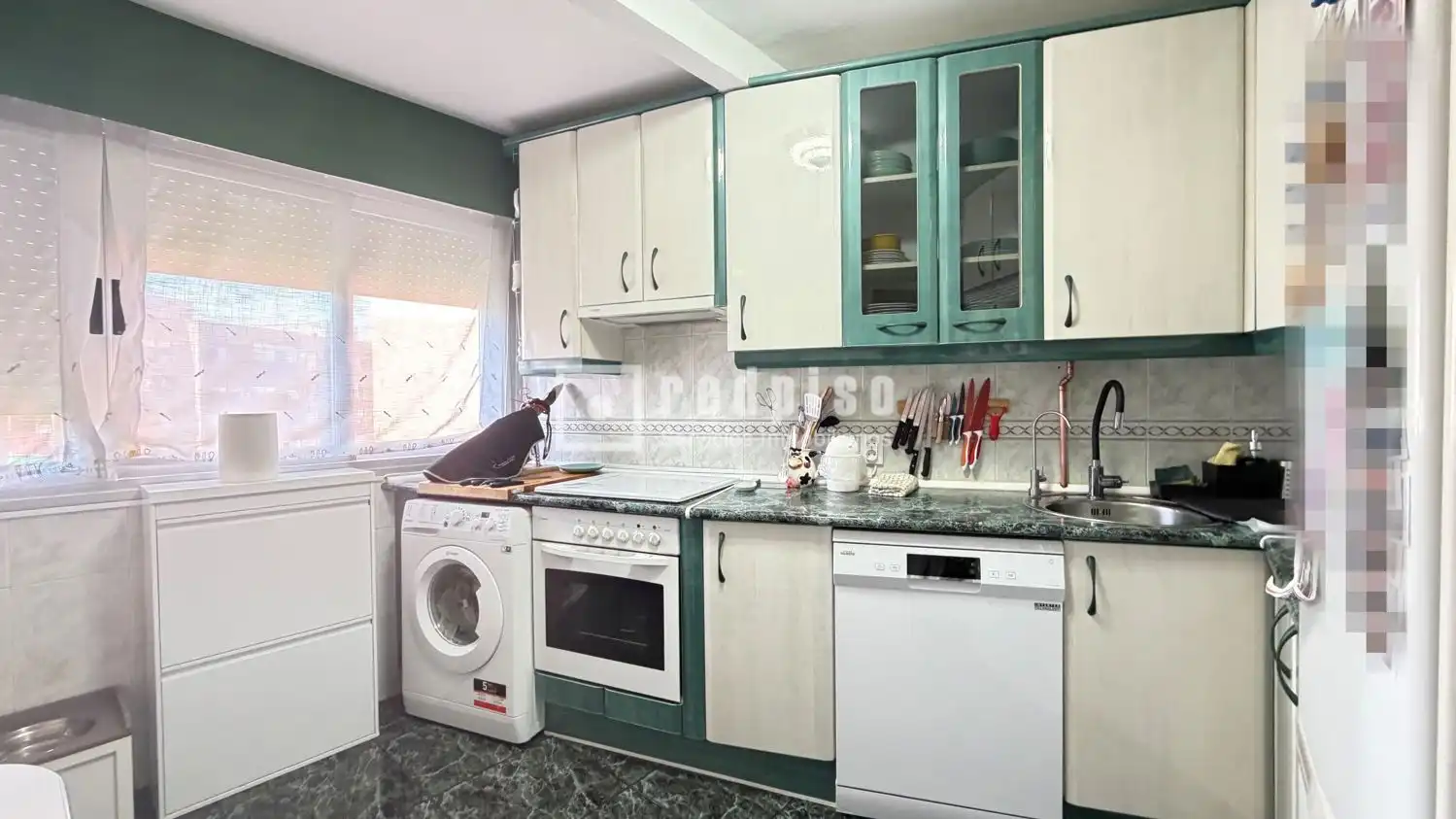 Cocina de Piso en venta en Leganés con Aire acondicionado, Calefacción y Jardín privado